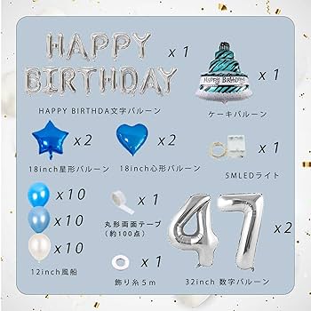 風船ページ 楽天市場】Vthoviwa 40インチ 13 / 31風船数字 バルーン13 / 31